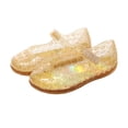 thumbnail image 5 of Fnooota Girls Jelly Sandals, Gifts Adjustable Strap Closed Toe Non Slip Summer Shoes Gold Size 10.5（Little Kids), 5 of 7