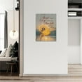 thumbnail image 2 of Dandelion Sunset Pictures Wall Art Rustic Dandelion Wall Decor Dandelion Inspirational Pictures Canvas Painting Framed Artwork for Bathroom Bedroom office 12"x16", 2 of 6