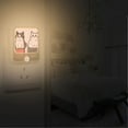 thumbnail image 2 of Yayeee LED Night Lights with Motion Detectors Auto Dusk to Dawn Light Sensors, 2 Pack, Black Chubby Cat, 2 of 7
