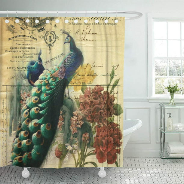 Cynlon Botanical Fl French Country, French Country Style Shower Curtains
