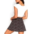 thumbnail image 4 of Yuemengxuan Women's Lovely Sweet Summer Skirt, Floral Printed High Waist Dot Printed Dress, 4 of 9