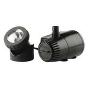 Fountain Pump,ABS,1/64HP,2 psi,LED Light POND BOSS 52335