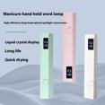 thumbnail image 4 of FSTDelivery Handheld UV Light for Gel Nails with LCD Display,Mini Portable Cordless Gel X Nail Lamp Rechargeable,Eye-Protective Cover Flash Cure Nail Dryer for Rhinestone Glue Decoration DIY at Home, 4 of 10