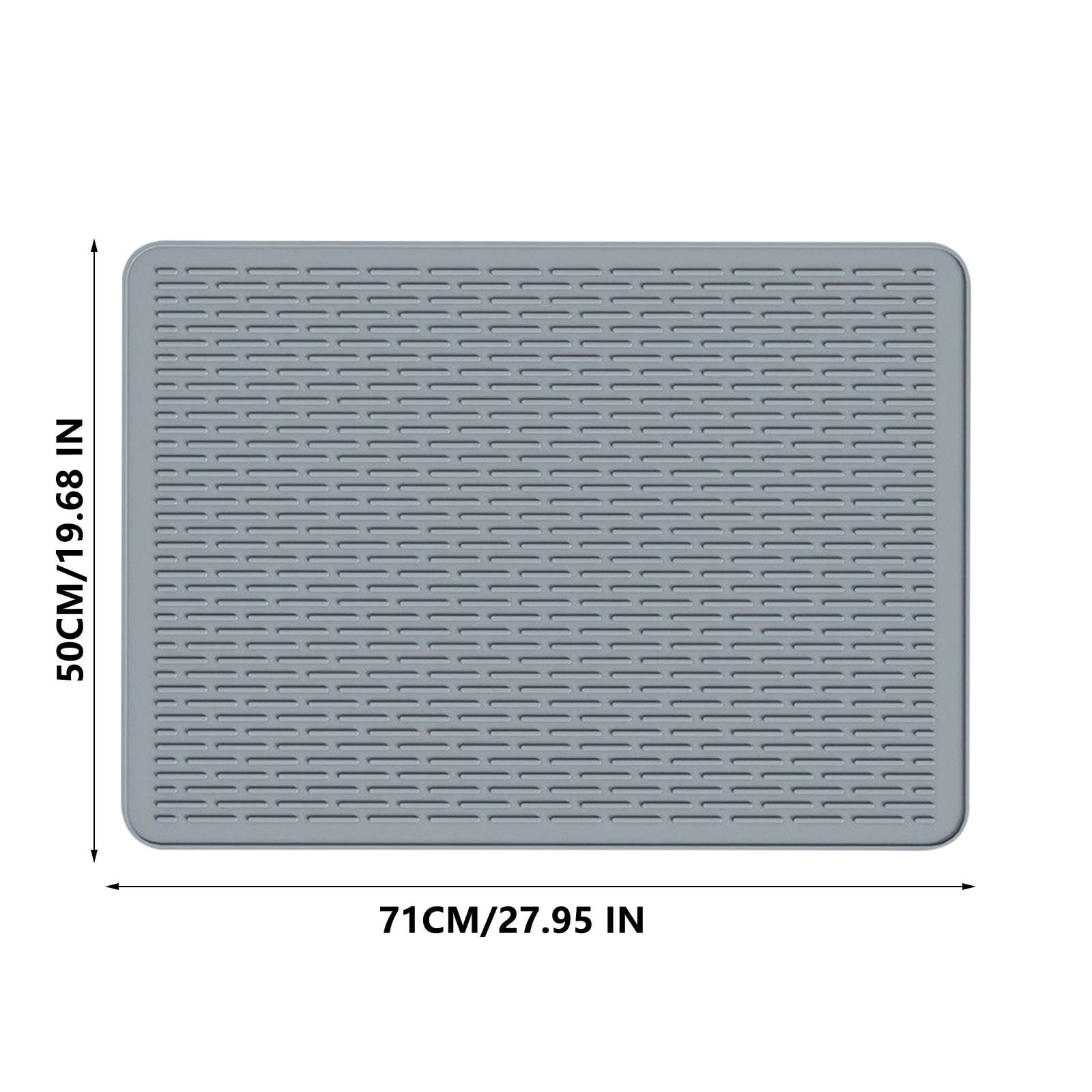 Silicone Stove Top Cover – Heat Resistant Stove Mat for Glass Cooktop, Non Slip Kitchen Counter Protector & Dish Drying Mat for Electric Stove Protection