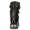 thumbnail image 6 of New Rock 727-S1 Black Spiked Gothic Mid Calf Boots 39, 6 of 8