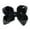 black, variant on Janrevotw 1pcs Children'S Jewelry 5 Inch Sequin Bow Hair Clips Solid Color Girls Beaded Hair Clips