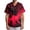 Wine, variant on Men's Halloween Print Scrub Tops Short Sleeve V-Neck Chest Pocket Dark Shadow Halloween Graphic Medical Work Tunic Shirts for Male Care Nurses Red B L