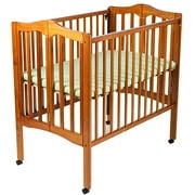 Delta - Fold-a-Way Portable Crib, Walnut