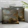 thumbnail image 3 of Orinice River Bridge Boat Graphic Decorative Throw Pillow Cover for Home Couch Living Room Bed Sofa - Multipurpose Use Indoor/Outdoor 1PC 12x12in, 3 of 5