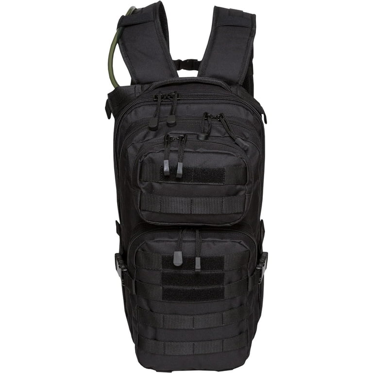 Surge Tactical Hydration Pack by Fieldline Military Backpack with MOLLE System Survival Bug Out Bag 22L Storage Capacity 3L Reservoir Walmart