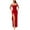 Red Womens Summer Dress, variant on Sundresses for Women Casual Summer - Women's Sleeveless Spaghetti Strap Bodycon Party Slip Cami Wrap Dress Sexy High Slit Club Maxi Long Dress