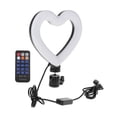 thumbnail image 1 of de Luz LED de Corazón para Computadora Portátil / Luz de Computadora para Videoconferencias / Juego de Iluminación de Videoconferencia, Lámpara Control remoto Macarena Anillo de luz Selfie, 1 of 8