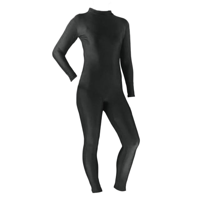 para mujer, mono elástico, disfraz , rojo, negro, S-3XL Negro 3XL Zulema Body de Spandex