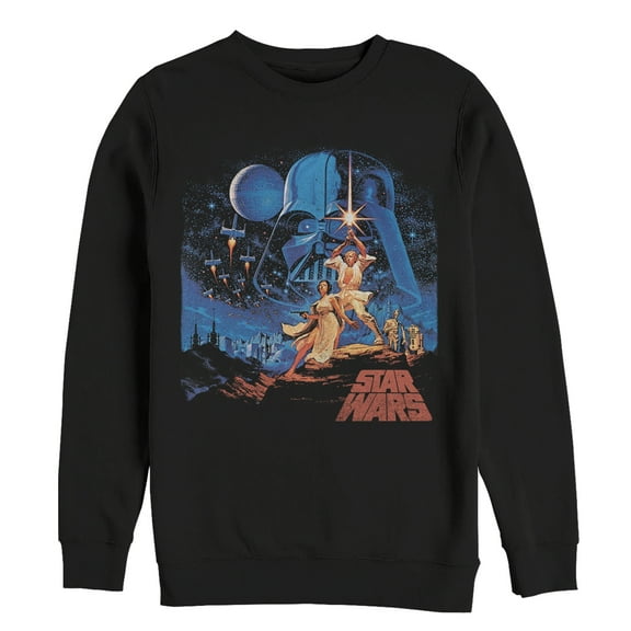 Men's Star Wars Classic Scene Sweatshirt Black 2X Large