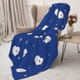 thumbnail image 3 of Sikiie Moon Lamb Cozy Flannel Fleece Throw Blanket: Lightweight & Thick for All Seasons - Perfect for Women, Men, & Kids"60"x50", 3 of 6