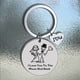 thumbnail image 4 of Llaveros para mujer, llavero de billetera, llavero de auto, llavero lindo, llavero de pareja, llavero de acero inoxidable con letras, regalo de cumpleaños, decoraciones de moda., 4 of 5