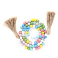 thumbnail image 2 of Bead String, Bead String Pendant Festival Decoration Wood Bead String 84 Natural Wooden Beads  For Mirrors For Wall For Bedsides For Shelves, 2 of 8