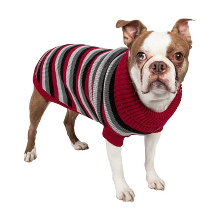 UPC: 0858342020848 | Pet Life Polo-Casual Lounge Cable Knit Designer Turtle Neck Dog Sweater