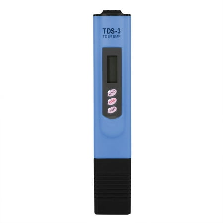 WALFRONT Digital LCD Water Quality Testing Pen Purity Filter TDS Meter Tester 0-9990 PPM Temp Portable, Water Test Pen,TDS Meter