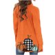 thumbnail image 4 of Puntoco moda mujer camiseta de manga larga frente abierto prendas de vestir exteriores sueltas impresión blusa abrigo tops Halloween Cardigan blusa Puntoco Puntoco-1, 4 of 6