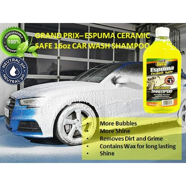 Grand Prix Espuma Ceramic Safe Car Wash Shampoo 16 oz