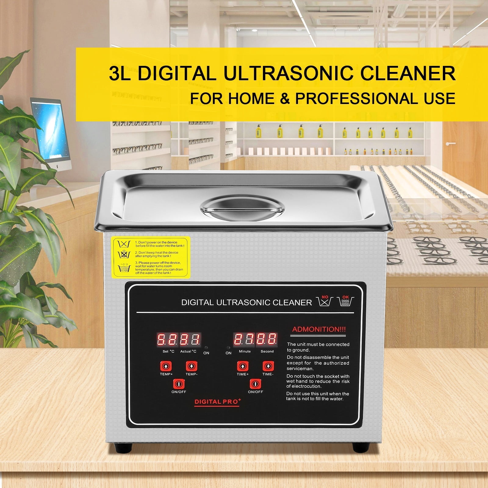 2L 3L 6L 10L 22L 30L Ultrasonic Cleaner Stainless Steel Portable Heated Cleaning Washing Machine Ultrasound Home Appliance