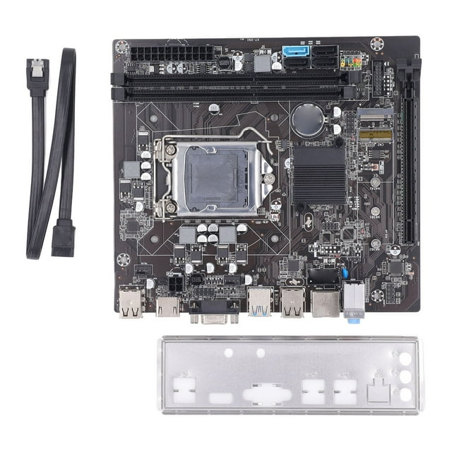 Placa base para juegos B75 con puertos M.2 DDR3 de doble canal para placa base de minería con interfaz LGA1155 4 USB2.0 2 USB3.0 SATA3.0