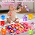 thumbnail image 2 of Juego de pesca Montessori Toys Alsatic Pink de 1 año con 20 piezas, 2 of 9
