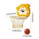 thumbnail image 3 of Canasta de baloncesto plegable para interiores | Puntuación con sensor infrarrojo y voz | Altura ajustable para niños | Incluye pelota silenciosa de alto rebote y bomba, 3 of 6