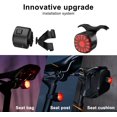 thumbnail image 5 of Tail Light LED, Sensing Bright Rear Light, 6 Modes Options Large Reflector Easy Release Tail Light for Various Daytime Riding, 5 of 5
