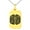 Gold, variant on Tioneer Stainless Steel Letter Q Initial 3D Cube Box Monogram Engraved Small Rectangle Dog Tag Charm Pendant Necklace