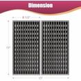 thumbnail image 2 of 17 Inch Grill Grates for Charbroil Performance Tru-Infrared 2 Burner Gas Grill 463633316, 463672016 463672216, 463672416, Porcelain Steel Replacement Emitter Plates$$Garden & Patio, 2 of 7