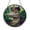 Acrylic 3.5 Inch, variant on Mardi Gras Crocodile Stained Glass Window Decor, Vibrant Festival Gator with Beads and Feathers, Fun Party Home Accent