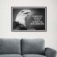 thumbnail image 3 of EzPosterPrints - Most Popular Eagle Theme Quote Posters - Power Strength Brave Motivational Quotes Poster Printing - Wall Art Print for Home Office - LET GO - 24X16 inches, 3 of 6