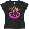 thumbnail image 3 of Inktastic Gatlinburg, Tennessee- Mountains in Sunrise Colors Women's T-Shirt, 3 of 5