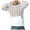 White, variant on fatyb Fashion Hoodies for Men See Through Hooded T-Shirt Long Sleeve Mens Muscle Pullover with Pocket
