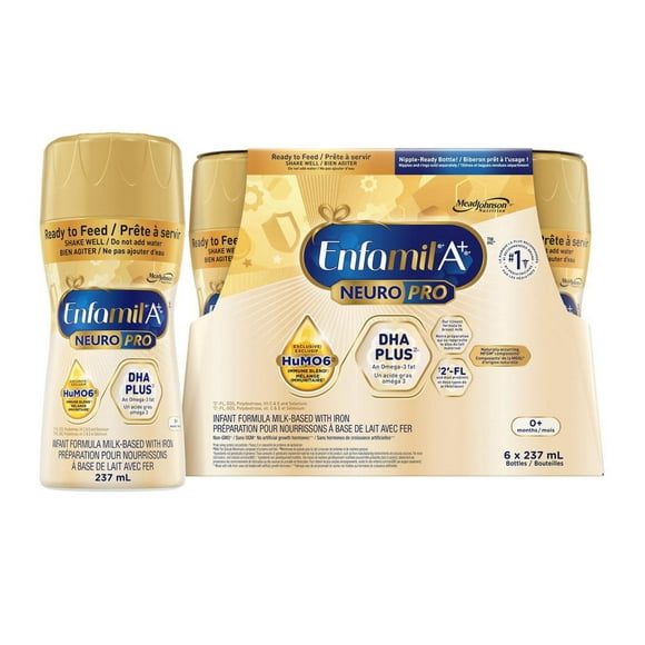 NeuroPro™, Baby Formula, 0-12 months, Ready to Feed Bottles, 237mL x 6ct, 237ml x 6ct