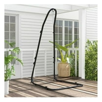 Hammock Chair Stand Adjustable - Swing Chair Stand with Safety Hook, 330lbs Capacity - Indoor/Outdoor Use