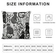 thumbnail image 5 of PIKWEEK Throw Pillow Cover, Cat Pillow Cover, Abstract Kitten with Cute Tail Decorative Pillow Case, Cat Themed Gifts for Women Cushion Cover for Sofa Couch Chair Bed,, 5 of 5