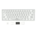 thumbnail image 2 of Teclado Mecánico, Diseño Ergonómico En Caliente Switch Transparente 2.4G Wireless Wired 3 Mode RGB Keyboard Para Para PC, 2 of 7