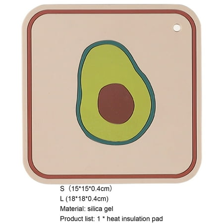 

Papaba Cup Mat Anti-scalding Heat-resistant Modern Cute Mug Teacup Silicone Coaster