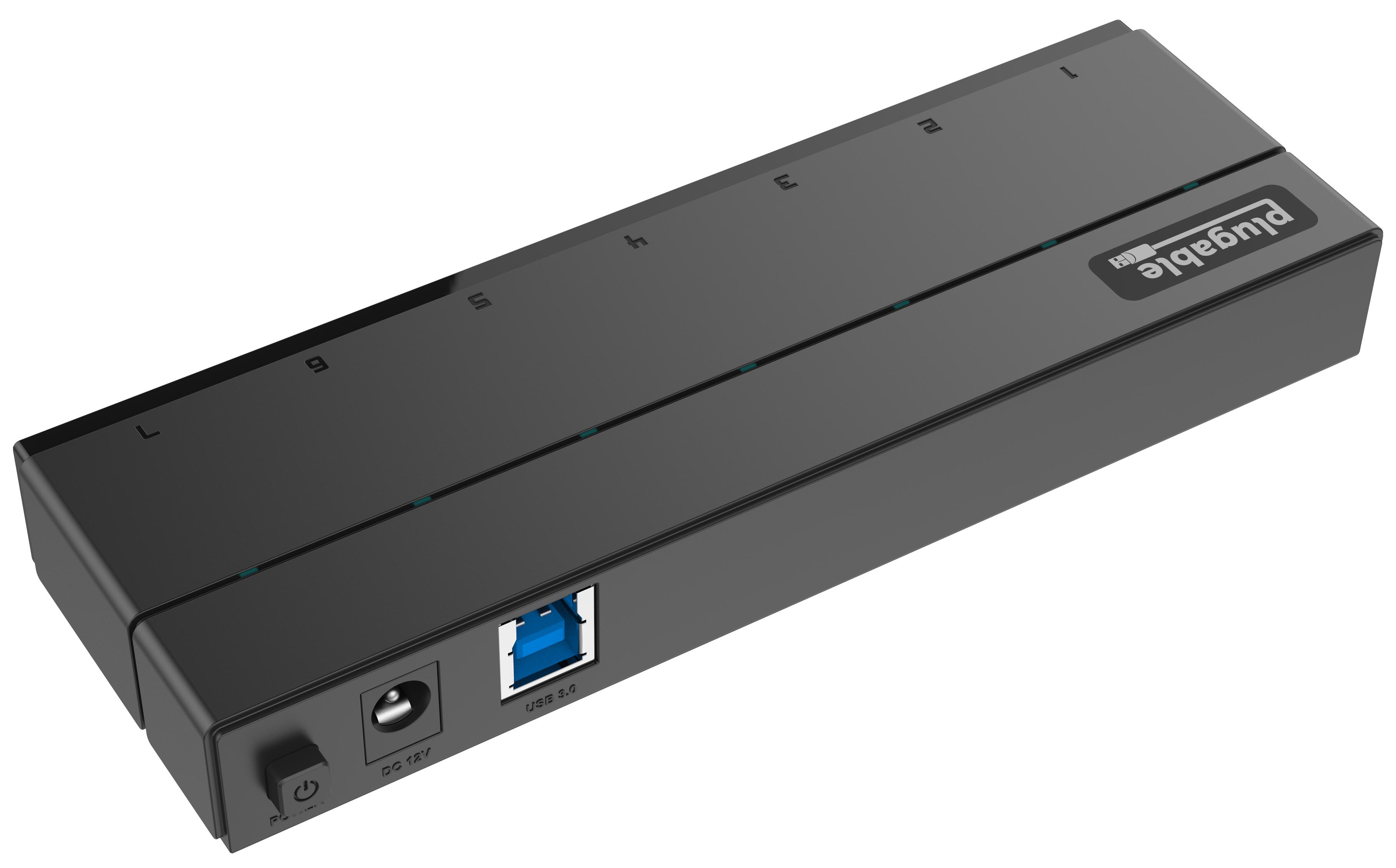 Plugable 7-Port USB 3.0 Hub with 36W Power Adapter - image 3 of 4