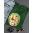 thumbnail image 3 of Ashamed Cat T-Shirt Women -Kayomi Harai Designs, Female x-Large, 3 of 4