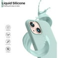 thumbnail image 5 of Entronix Silicone Soft Case Designed for iPhone 14 Plus Shockproof Durable Slim Fit, Teal, 5 of 7