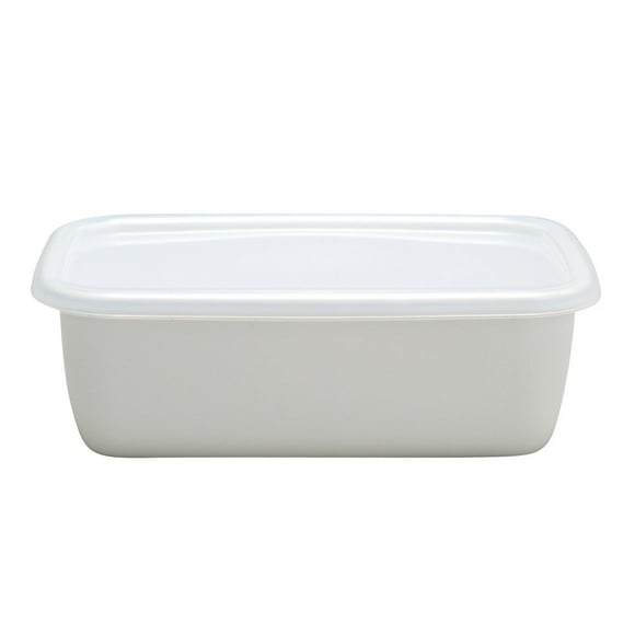Noda Horo Noda enamel rectangle deep L White Series WRF-L by