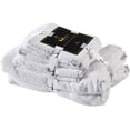 thumbnail image 3 of Senses Textured Rice Weave 6 Piece Bathroom Towel Set (White), 3 of 5