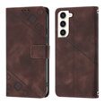 thumbnail image 2 of Tarise Phone Case for Samsung Galaxy S23+ 5G, Premium PU Leather Card Holder Wrist Strap Magnetic Closure Flip Stand Function TPU Interior Book Cover for Samsung S23 Plus 5G Wallet Case, Brown, 2 of 7