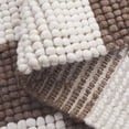 thumbnail image 3 of SAFAVIEH Natura Blazhe Checkered Area Rug, Brown/Ivory, 6' x 6' Square, 3 of 8