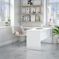 thumbnail image 4 of Echo L Shaped Desk in Pure White - Engineered Wood, 4 of 4
