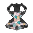 thumbnail image 3 of Kdxio Colorful Cute Pig Print No Pull Dog Harness Adjustable Reflective Oxford Easy Control Medium Large Dog Harness for Training and Everyday-X-Large, 3 of 8